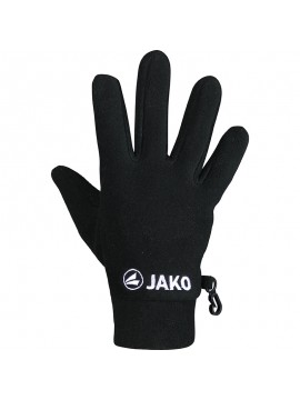 Spelershandschoenen fleece zwart